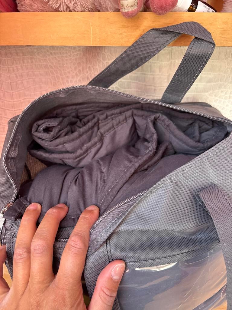 Verzwaringsdeken 7 kg - Comfort en Rust, Ophalen, Eenpersoons, Grijs, Deken of Dekbed