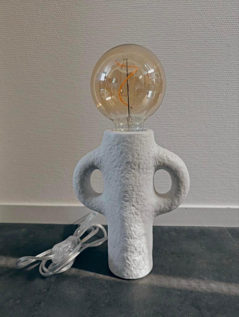 Opjet Paris Tafellamp "Totem L" | Porselein | Incl. Lamp, Ophalen of Verzenden, Zo goed als nieuw, Minder dan 50 cm, Overige materialen