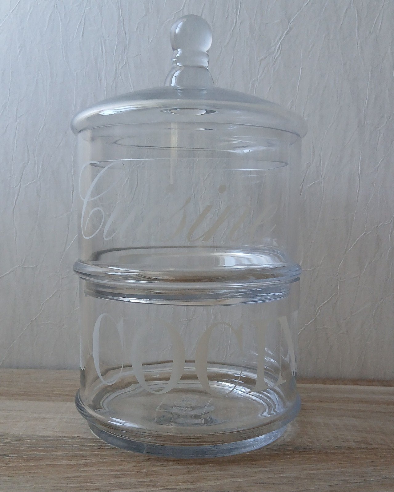Riviera Maison Glazen Etagère Met Deksel - La Cocina, Ophalen of Verzenden, Zo goed als nieuw, Etagère, Glas