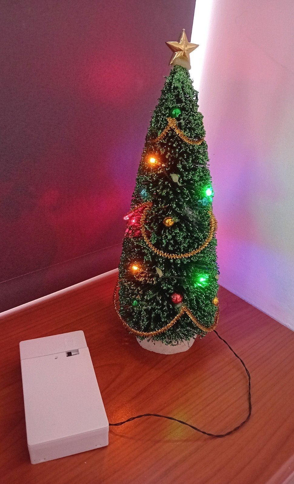 Mooie grote verlichte boom voor Kerstdorp, Ophalen of Verzenden