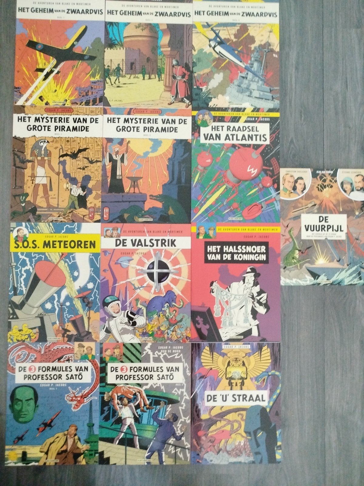 BLAKE EN MORTIMER STRIPBOEKEN COLLECTIE, Edgar P. Jacobs, Nieuw, Ophalen of Verzenden, Meerdere stripboeken