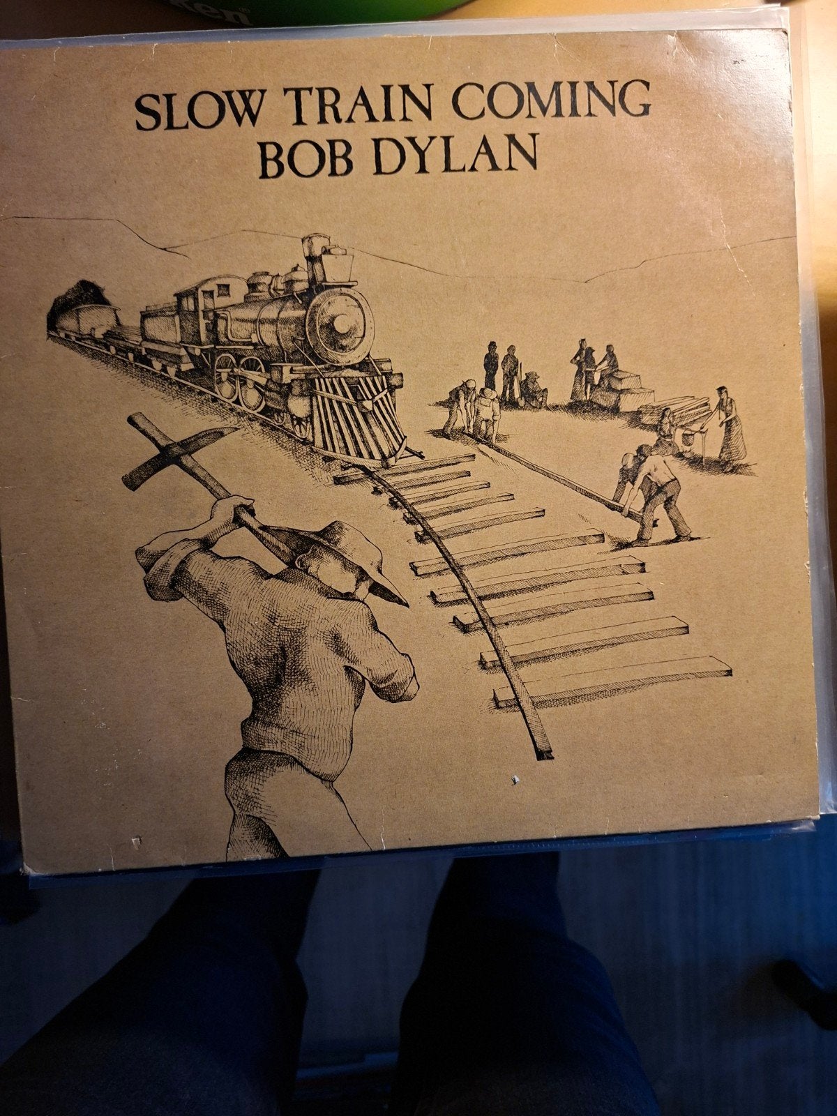 Bob Dylan - Slow Train Coming LP (1979) Vinyl, LP, Rock, Gebruikt, Originele persing