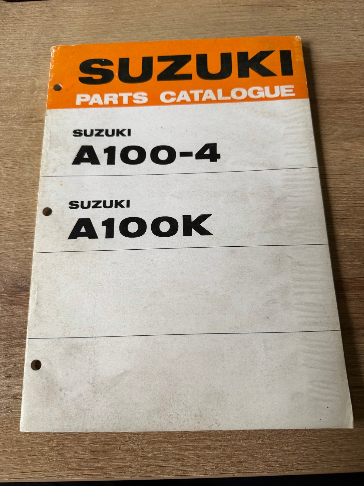 Suzuki A100-4 A100K Onderdelencatalogus, Ophalen of Verzenden, Suzuki