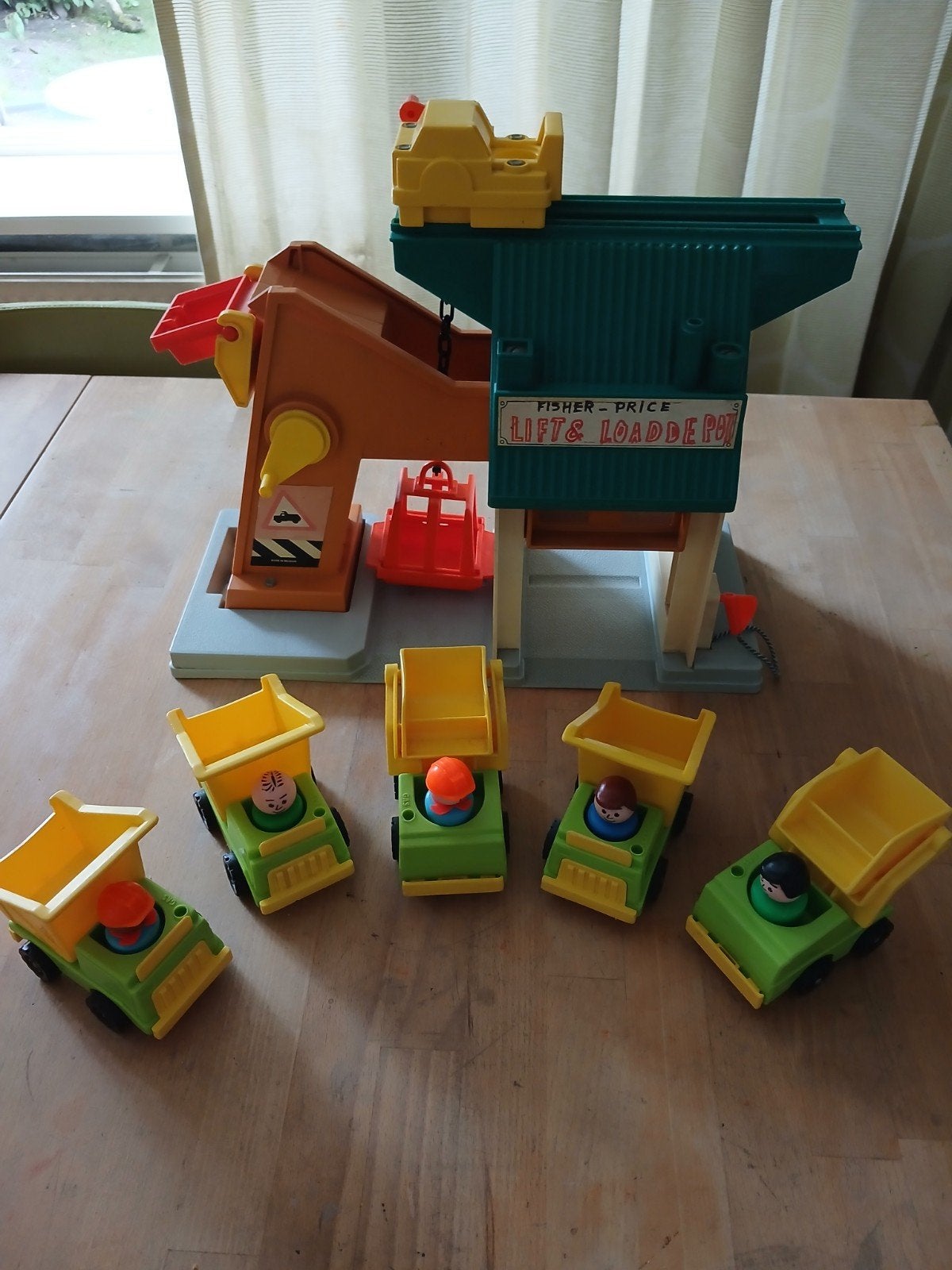 Vintage fisher price lift and load ( laadstation), Ophalen of Verzenden, Gebruikt, Speelset