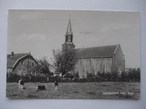 Q15 Dirkshorn - Hervormde kerk - 1974, Verzenden, 1960 tot 1980, Gelopen, Noord-Holland