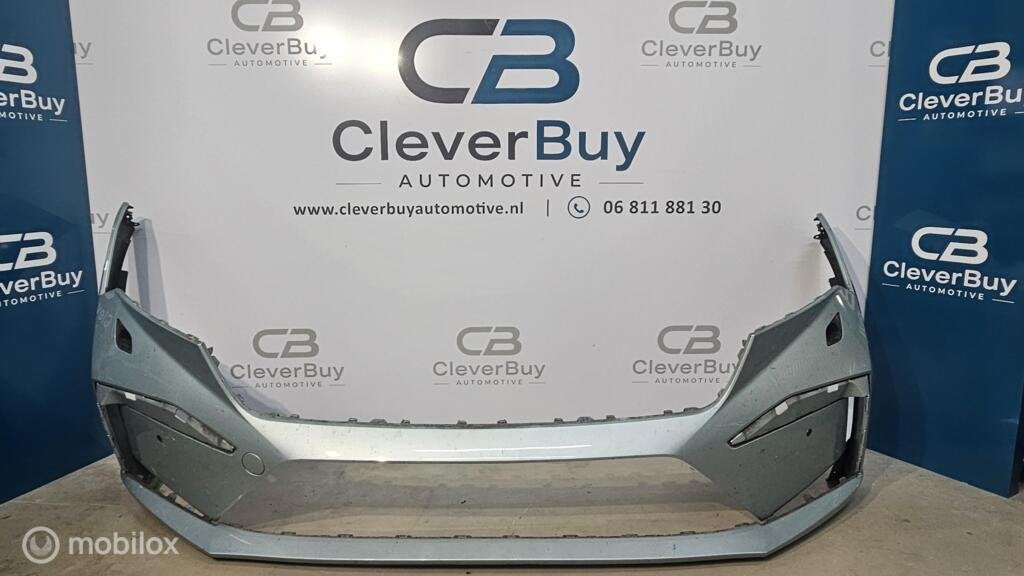 Voorbumper origineel Skoda Enyaq iV ('23->) 5la807221F, Gebruikt, Voor, Ophalen of Verzenden