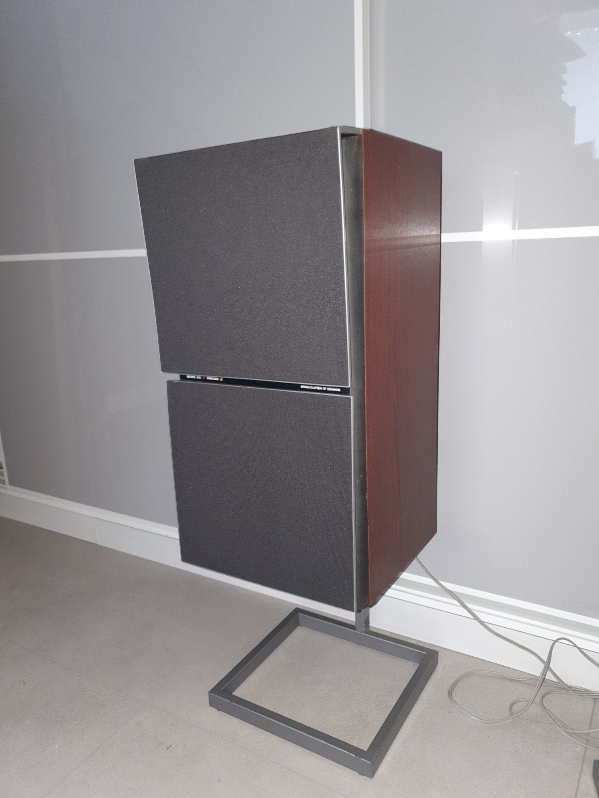 Bang & Olufsen Beovox S80 speakerset met standaarden, Ophalen, Stereo speakers, Gebruikt, Inclusief standaarden