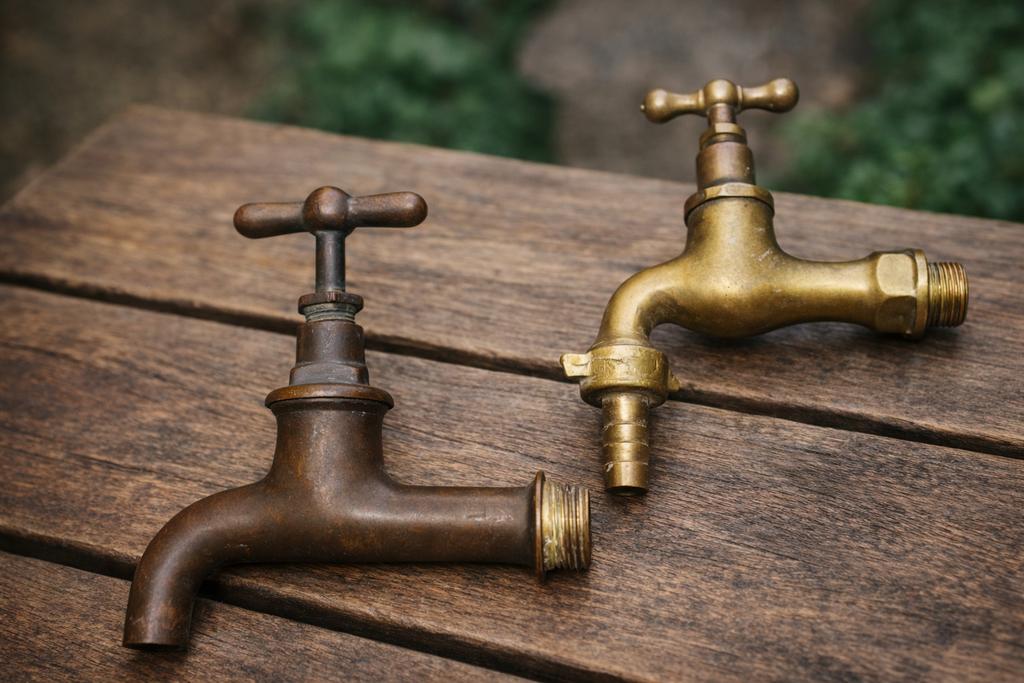 Antieke kranen, Tuin en Terras, Buitenkranen, Zo goed als nieuw, Ophalen of Verzenden