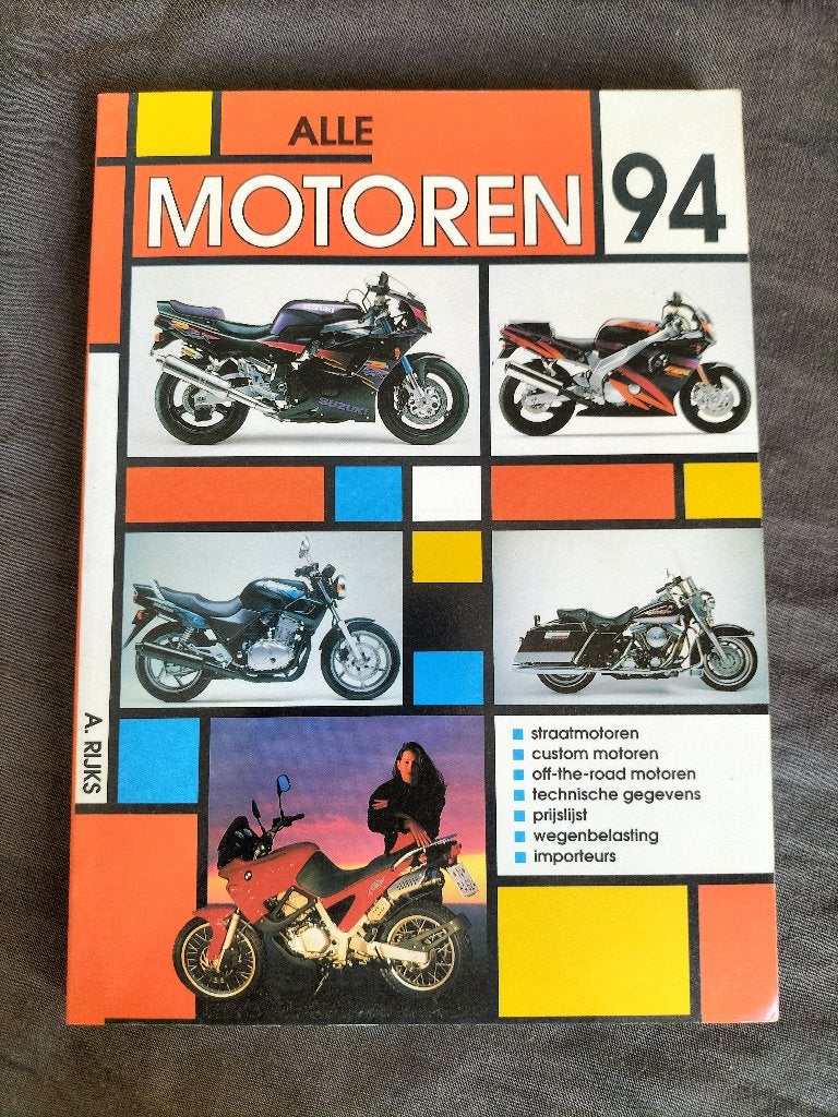 A. Rijks - Alle motoren 94, Ophalen of Verzenden, Zo goed als nieuw, A. Rijks, Algemeen