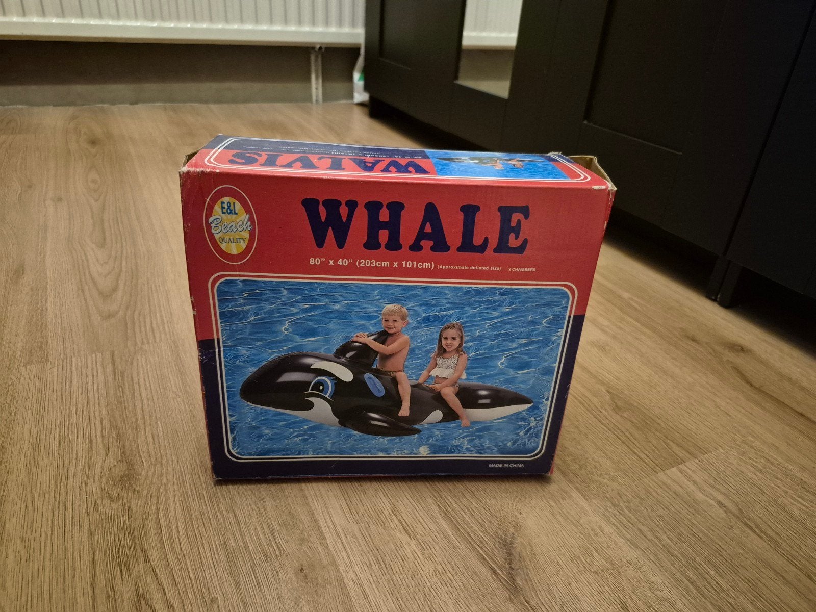 Opblaas Orka / Walvis - Nieuw in doos, Ophalen, Gebruikt