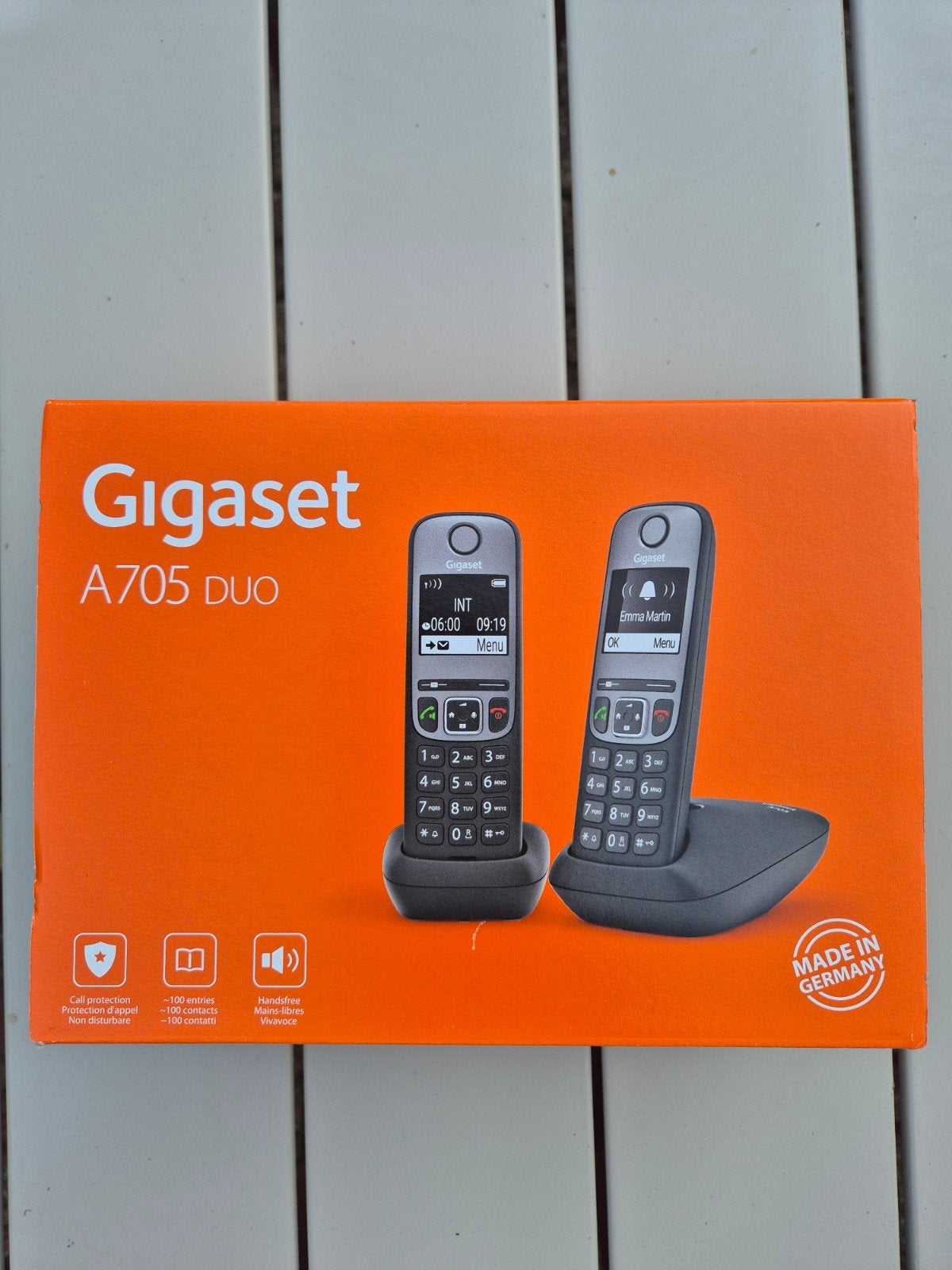 Gigaset A705 DUO draadloze telefoon - Nieuw in doos, Ophalen of Verzenden, Nieuw, 2 handsets