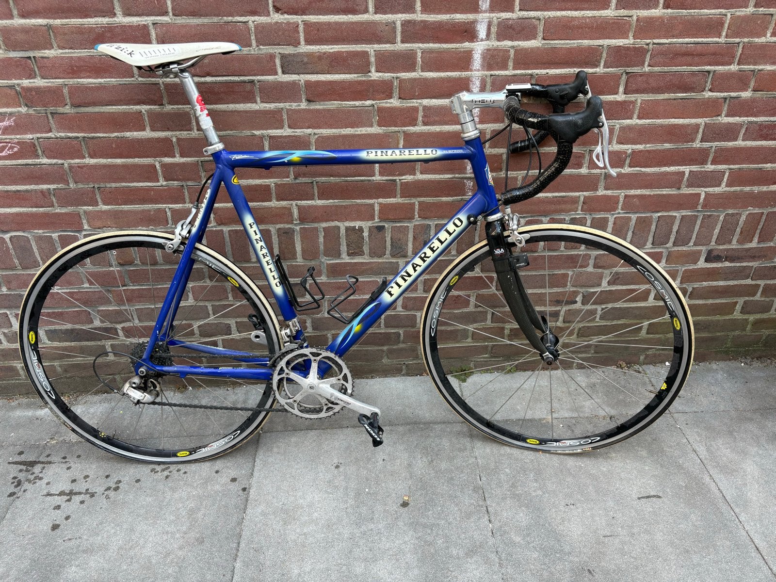 Pinarello racefiets - Blauw, gebruikt, Gebruikt, Aluminium, Ophalen of Verzenden, 53 tot 57 cm