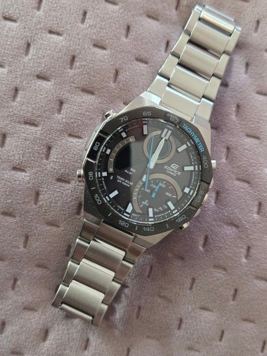 Zeer nette Casio Edfice, Ophalen of Verzenden, Zo goed als nieuw, Staal, Casio