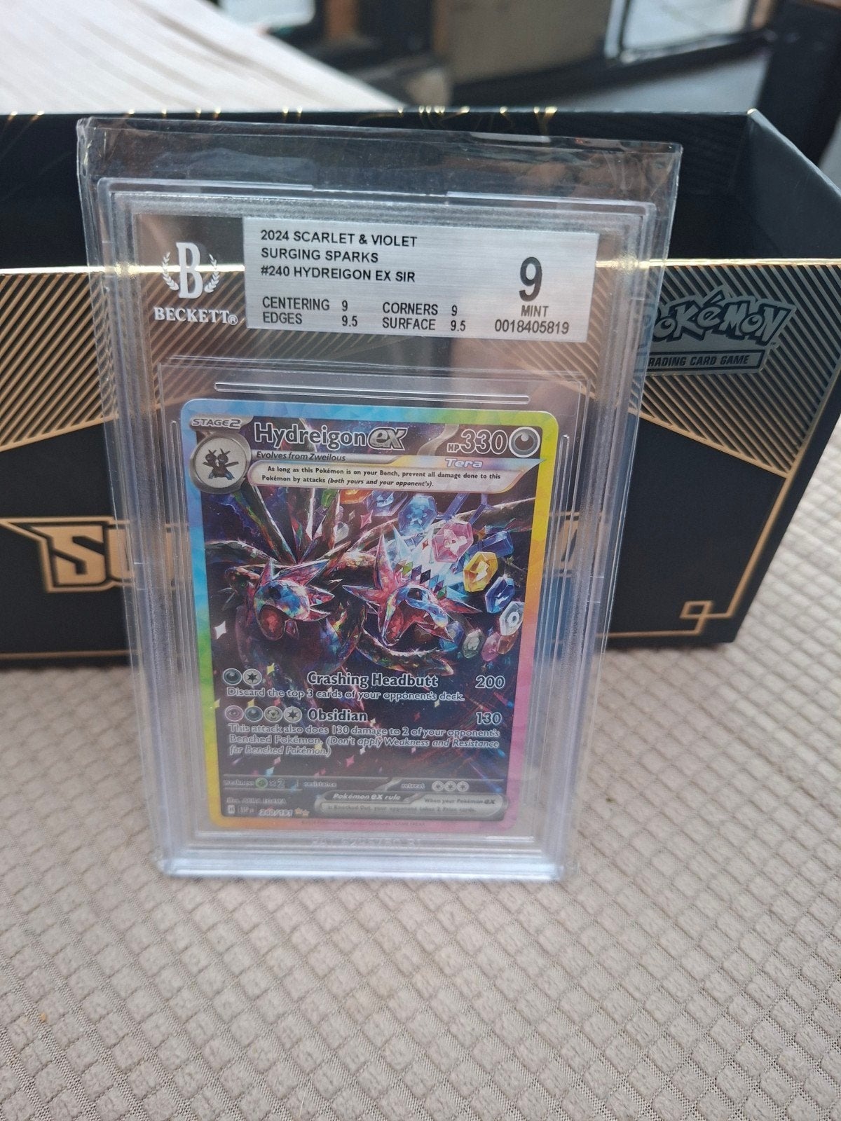 Hydreigon EX - Beckett 9, Ophalen, Nieuw, Losse kaart