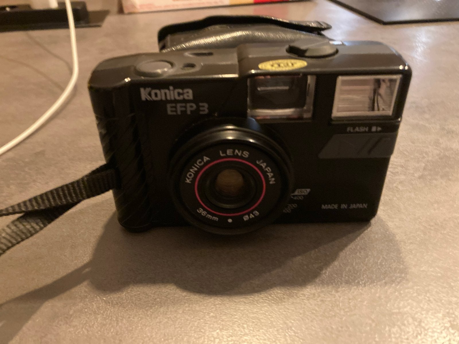 Konica EFP 3 Compact Camera - Vintage Analoge Camera, Ophalen of Verzenden, Gebruikt, Compact, Konica