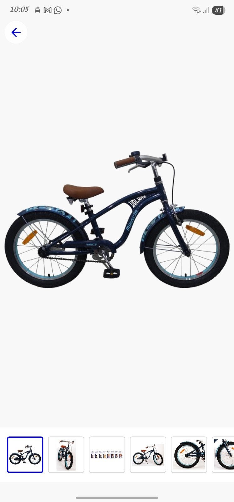 kinderfiets, Ophalen, Zo goed als nieuw