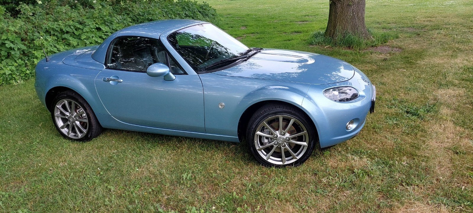 Mazda MX-5 1.8 Touring 2008 Blauw, Achterwielaandrijving, Zwart, 4 cilinders, Cabriolet