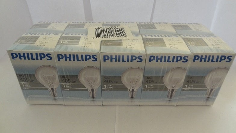 Philips gloeilamp 40W 220V E14 (nieuw) 20x, Gloeilamp, E14 (klein), Nieuw, Ophalen of Verzenden