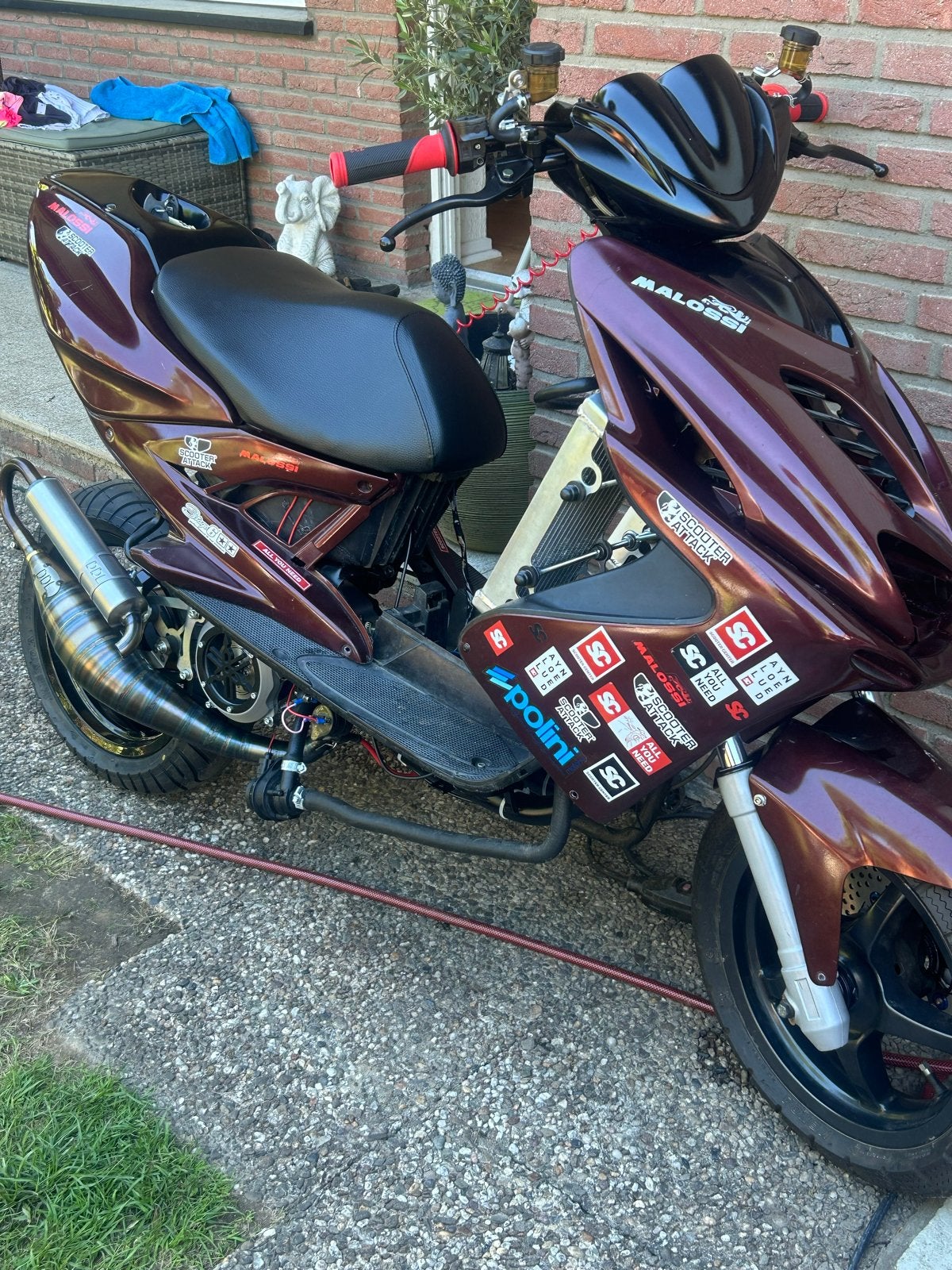 Aerox Stage6 70cc DDL Autowheelie! Ruil voor zip runner, Ophalen, Gebruikt, Maximaal 45 km/u