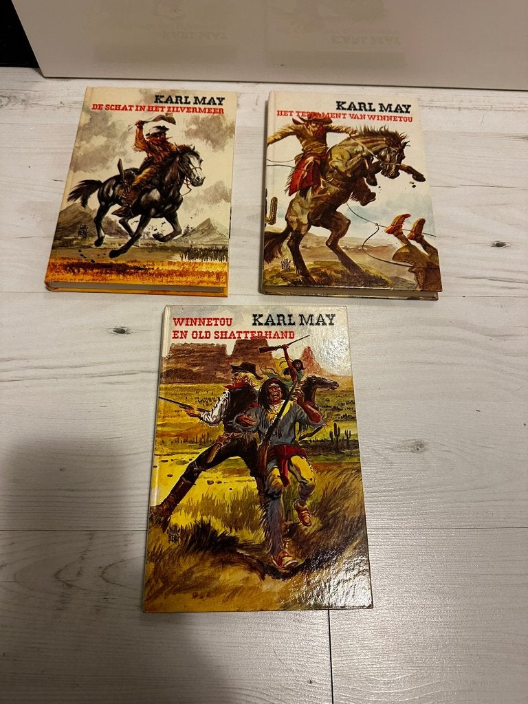 Karl May boeken, Boeken, Avontuur en Actie, Ophalen of Verzenden, Gelezen