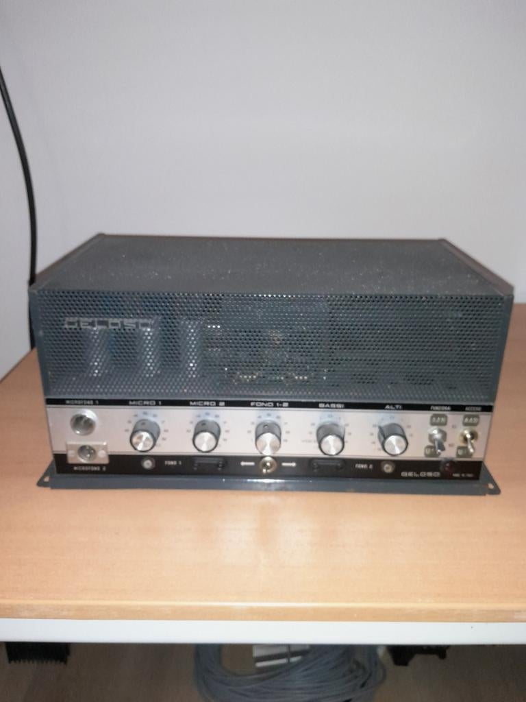 Geloso G.1/1070-A Versterker, Minder dan 60 watt, Ophalen, Overige merken, Gebruikt