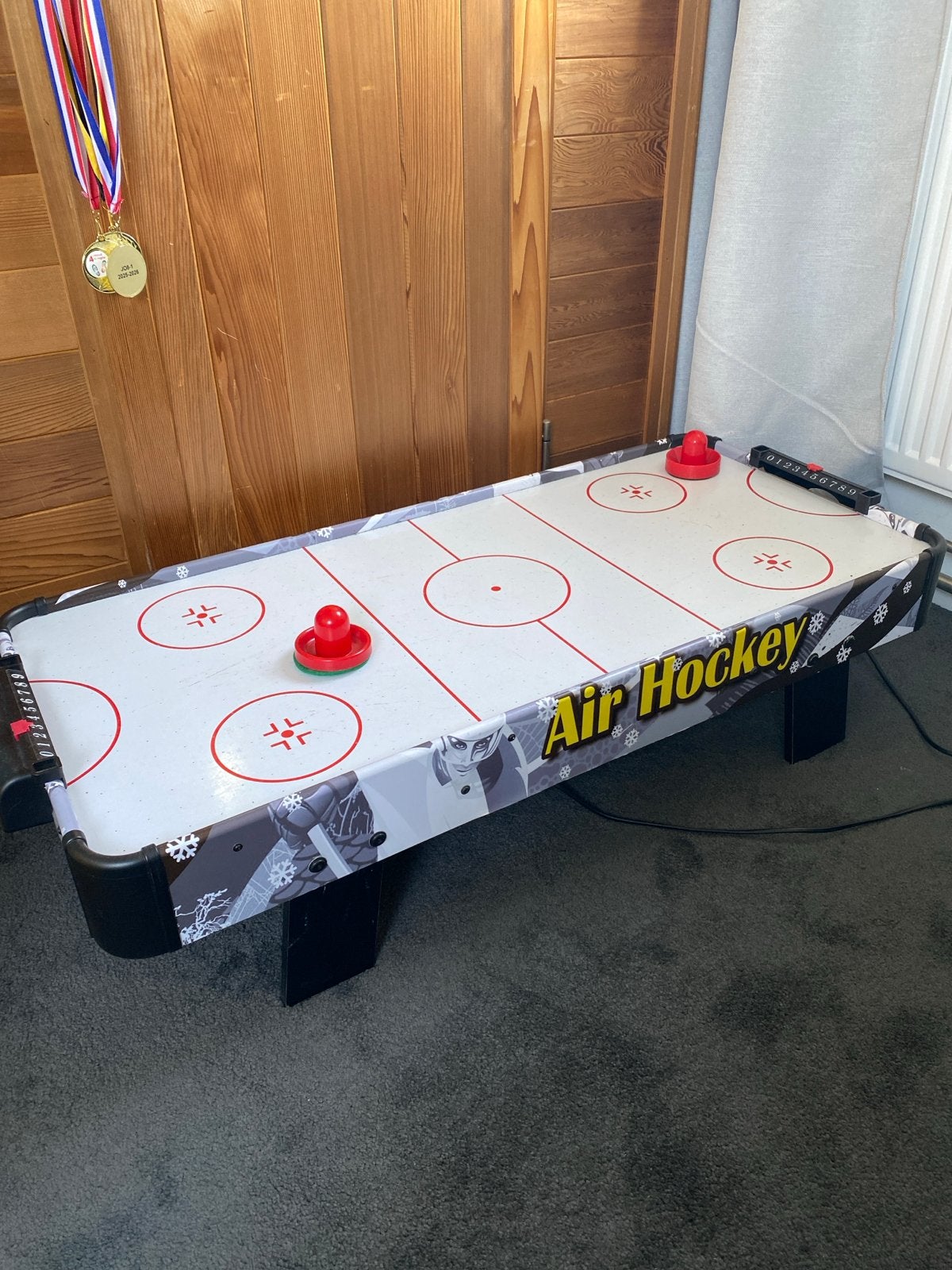 Airhockey tafel - 100x46 cm, 25 cm hoog, Ophalen, Gebruikt