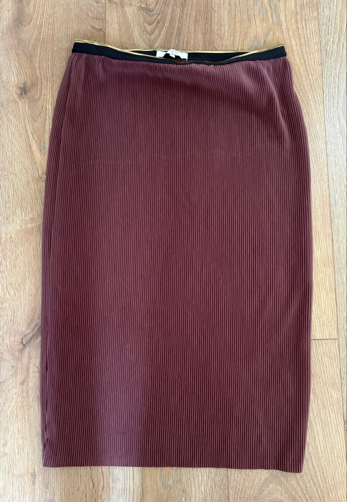 Dante6 Plissé Rok Bordeauxrood Maat 4/ 40/L, Maat 38/40 (M), Ophalen of Verzenden, Zo goed als nieuw, Rood
