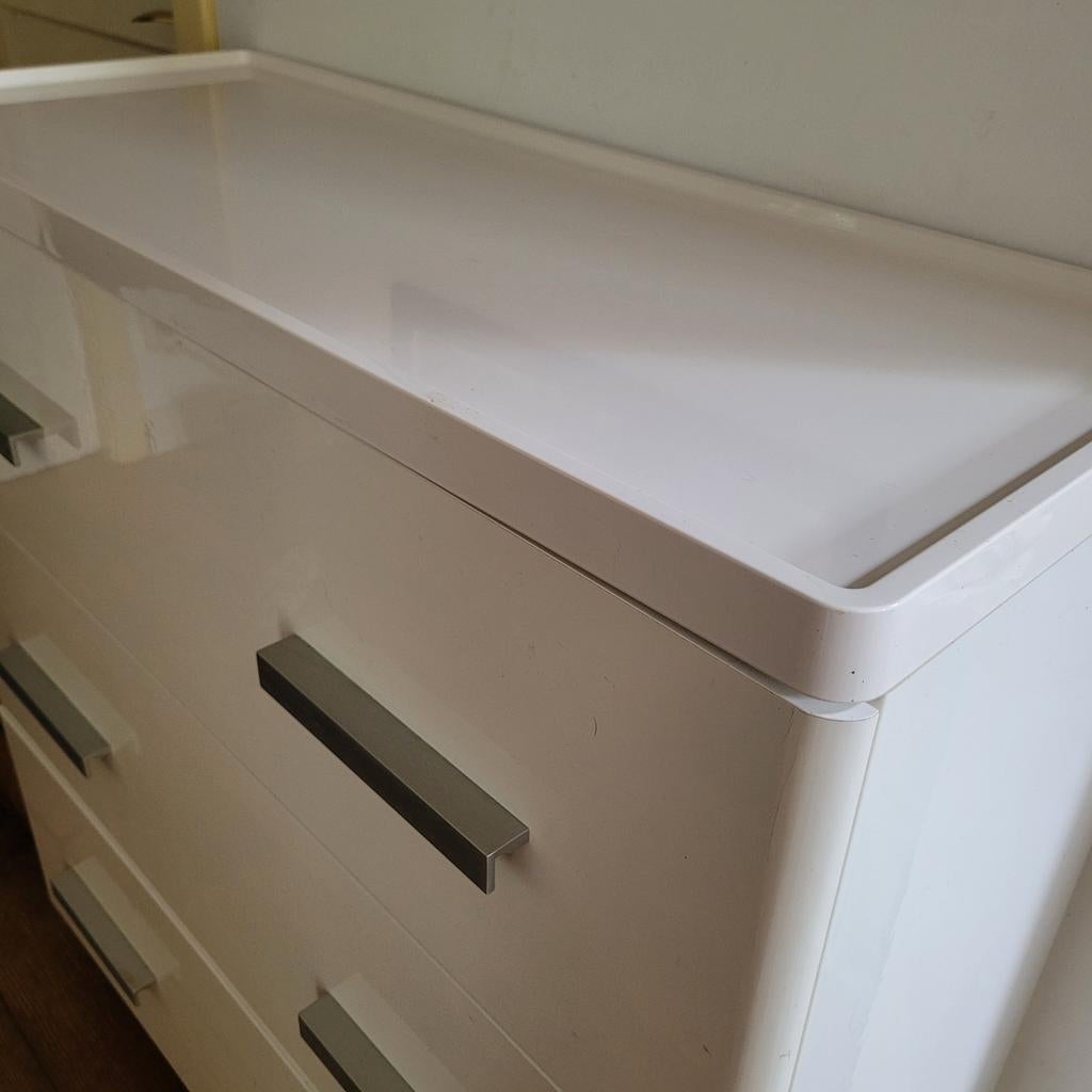 Ladekast 3 lades, Ikea 98 cm breed 105 cm hoog, Ophalen, Kunststof, Gebruikt, 100 tot 150 cm