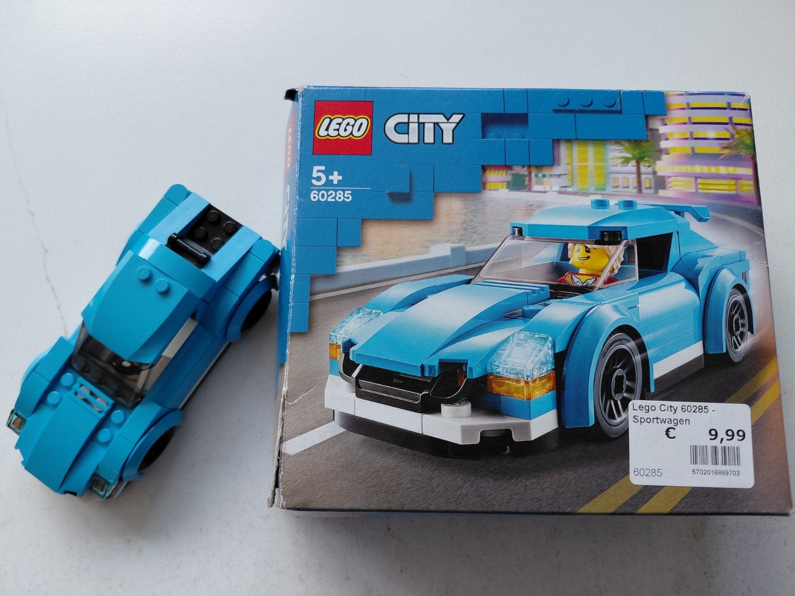 Lego City 60285 Sportwagen - Zo goed als nieuw, City, Compleet, Lego, Ophalen of Verzenden