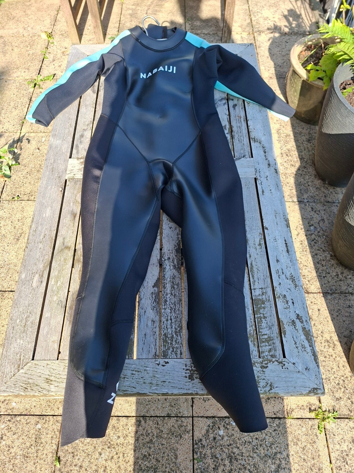 Dames wetsuit Nabaiji OWSIM 2/2 XL - Zo goed als nieuw, Overige typen, Zwart, Nabaiji, Ophalen of Verzenden
