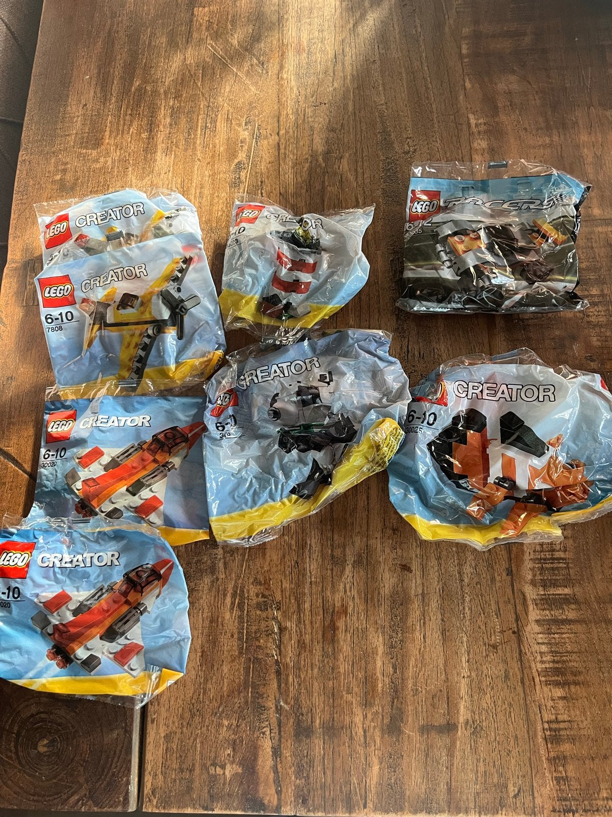 8 LEGO Creator en Racers sets (ongeopend), Lego, Nieuw, Ophalen of Verzenden, Creator