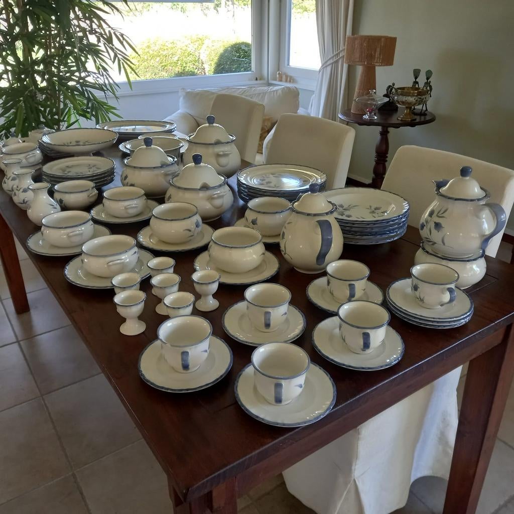 Servies Schramberg "Blaue Blume" servies, >70 delig, Ophalen