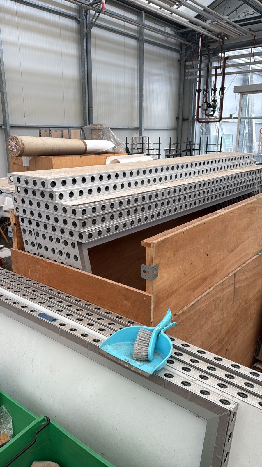 Unieke beursstand materiaal TEAB, Ophalen, Zo goed als nieuw, Aluminium