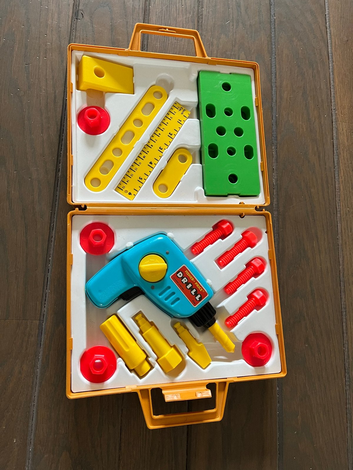 Fisher-Price Boor Speelset - Vintage Speelgoed, Kinderen en Baby's, Speelgoed | Fisher-Price, Ophalen, Gebruikt, Speelset