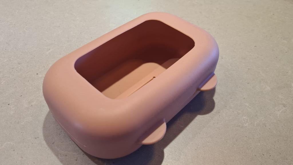 Roze babywipes houder - Handig voor onderweg!, Ophalen of Verzenden, Zo goed als nieuw