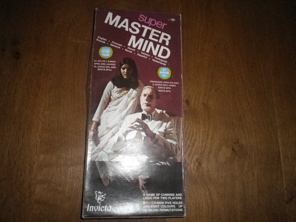 Super Mastermind met heel groot speelbord en 5 codes, Ophalen of Verzenden, Gebruikt, Invicta