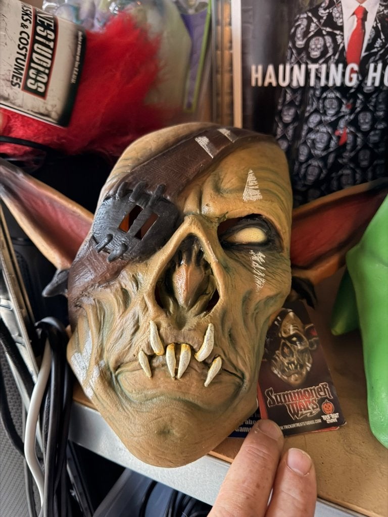 TE KOOP Frick: Zeldzaam Summoner Wars "Frick" Goblin Masker, Halloween of Griezel, EINDHOVEN, Kostuum, Nieuw