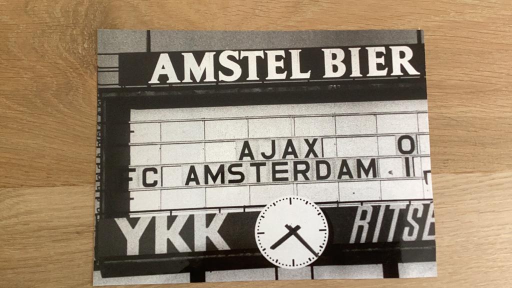 Ajax -Fc Amsterdam, Ophalen of Verzenden, Gebruikt, Ajax, Poster, Plaatje of Sticker