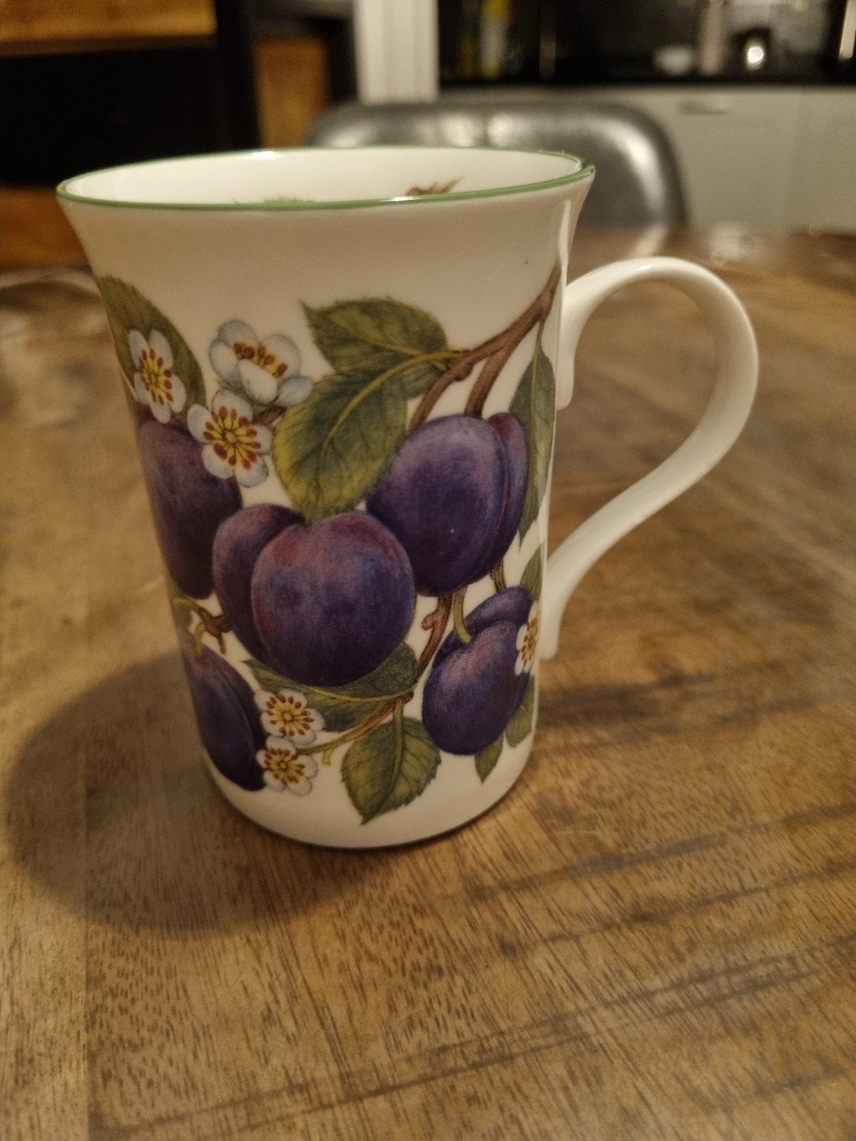 Vintage Crown Trent China "Plum" mok - Zeer goede staat, Ophalen of Verzenden