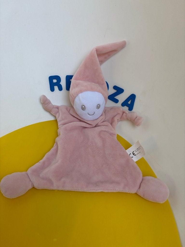 K4111 evora funny bunny popje roze, Ophalen of Verzenden, Zo goed als nieuw, Overige typen