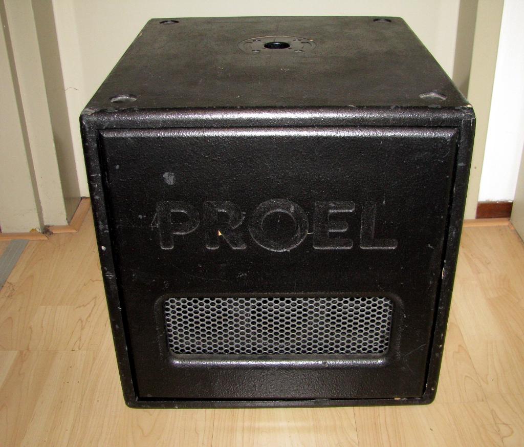 Proel TPR12SP pro audio subwoofer, Gebruikt, 120 watt of meer, Front, Rear of Stereo speakers, Ophalen