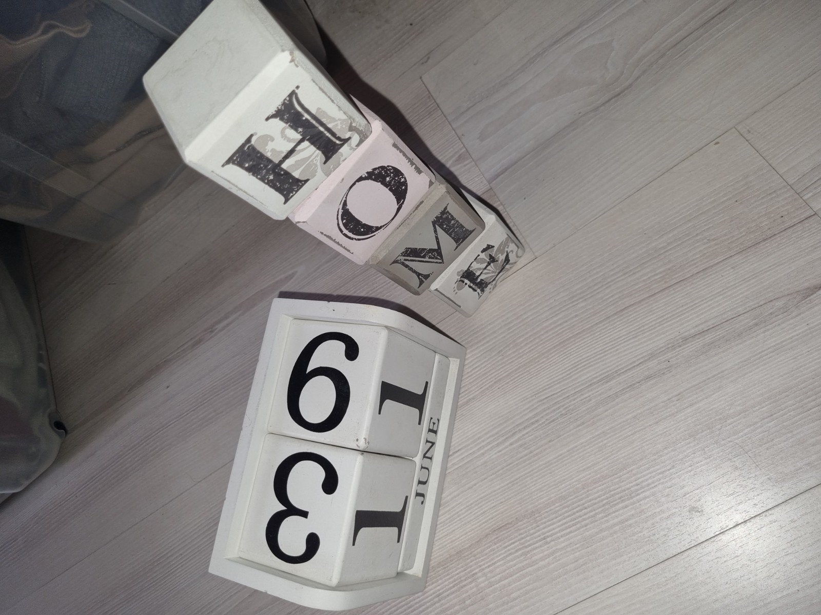 Houten setje 2 stuks, Huis en Inrichting, Woonaccessoires | Tekstborden en Spreuken, Ophalen of Verzenden