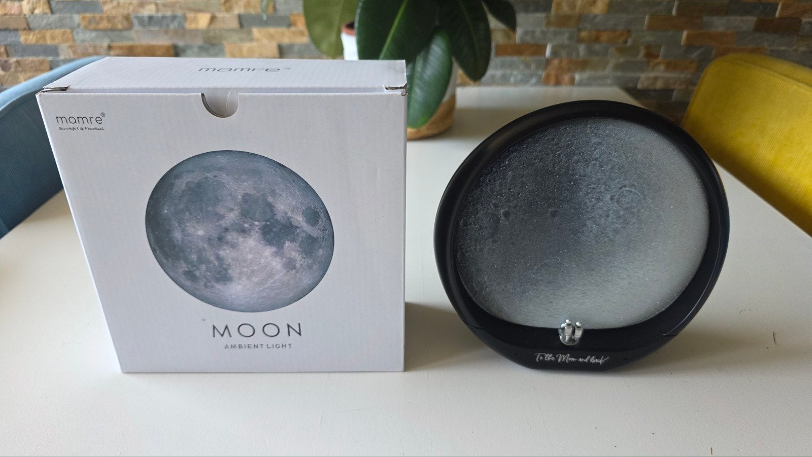 Nieuwe Mamre Moon Ambient Light - Sfeervolle Maanlamp, Overige merken, Zwart, Nieuw, Overige fittingen