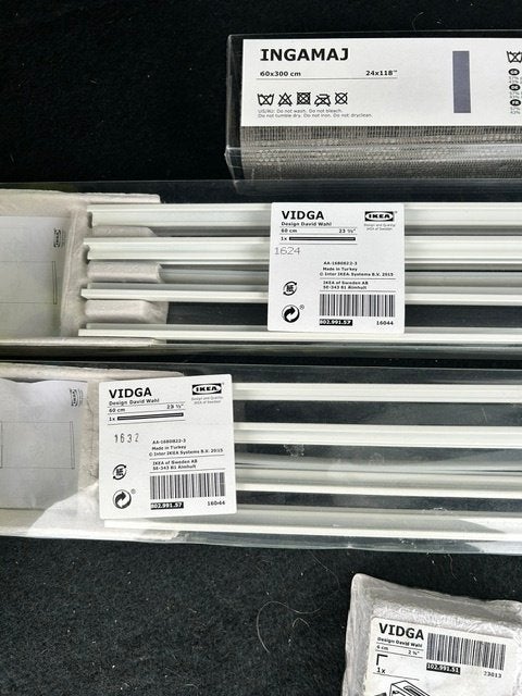 NIEUW: IKEA Vidga rail, Vidga beugel en Ingamaj gordijn, Metaal, Nieuw, Ophalen of Verzenden, Overige typen