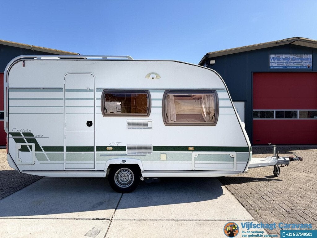 Chateau Calista 390 CT incl voortent, luifel en mover, Chateau, Bedrijf, 750 - 1000 kg, Schokbreker