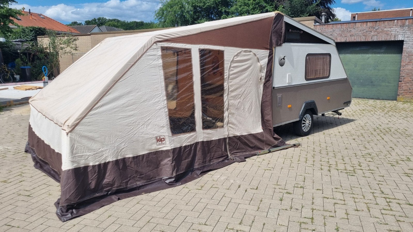 Kip Kompakt Caravan Voortent 1983, Ophalen, Gebruikt, Overige merken
