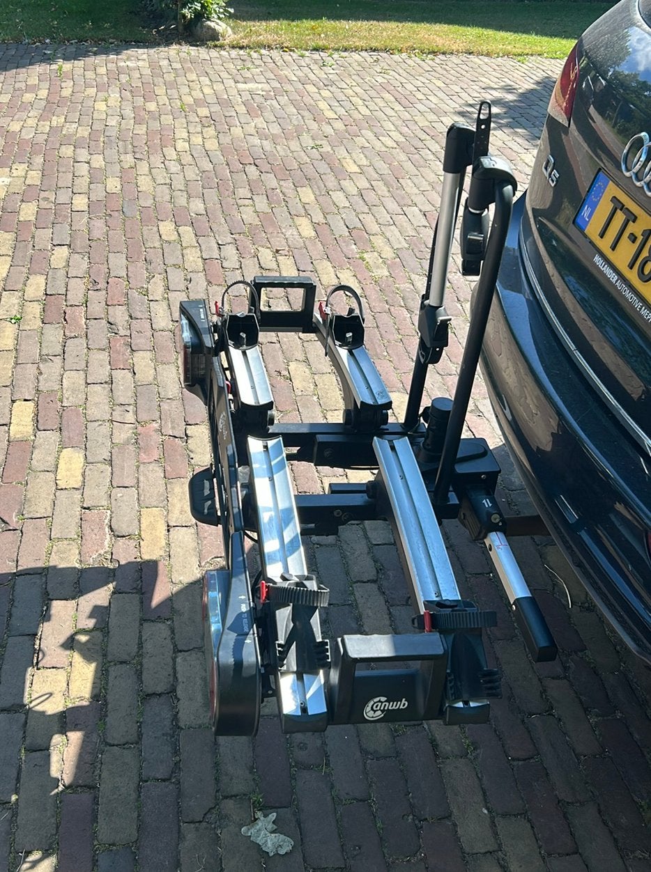 ANWB touring Flexplus II fietsendrager voor 2 Electr fietsen, Auto diversen, Fietsendragers, Ophalen, Zo goed als nieuw, Trekhaakdrager