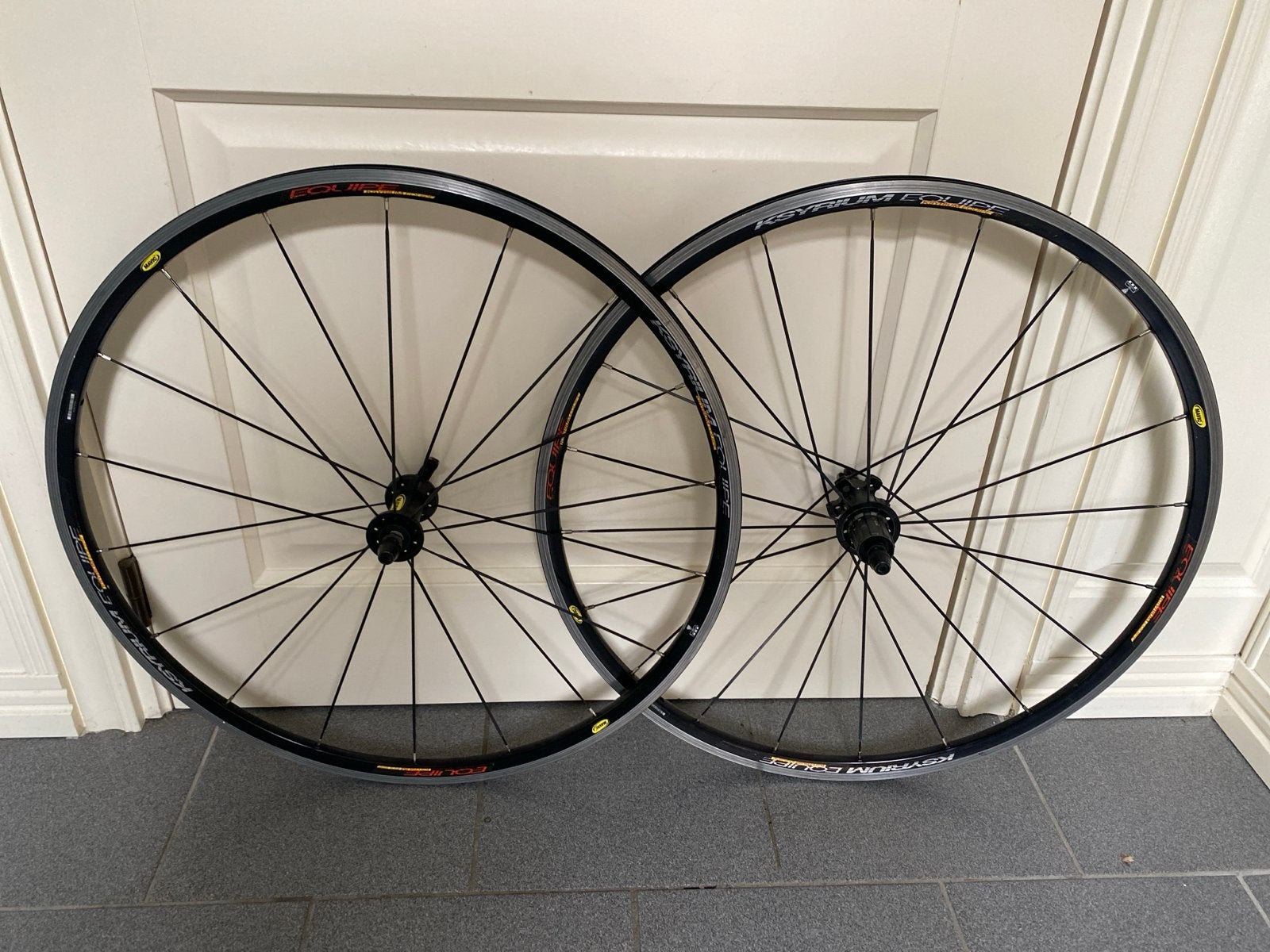Mavic Ksyrium Equipe Wielset - Racefiets Wielen, Wiel, Gebruikt, Ophalen of Verzenden, Aluminium