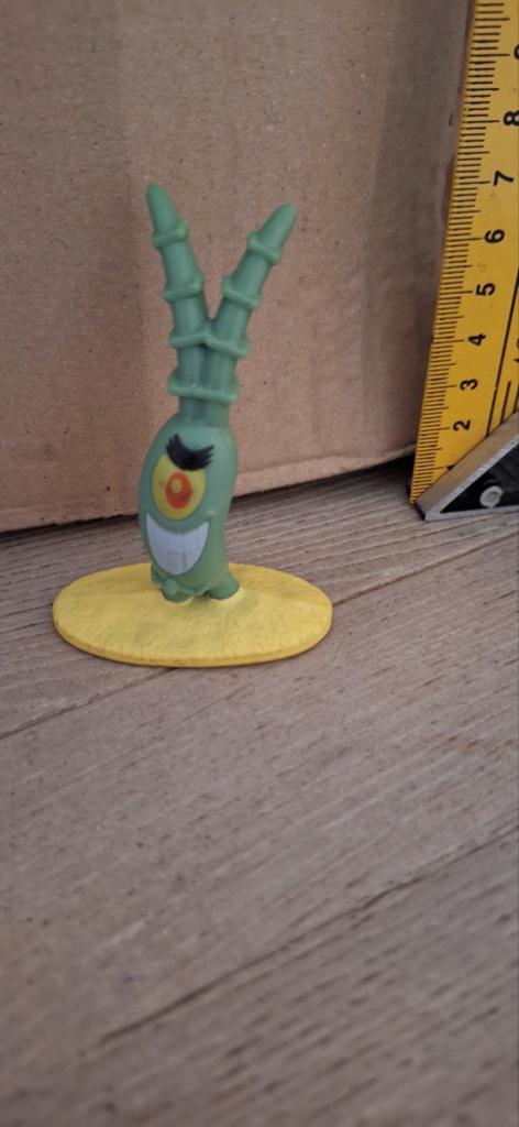 Plankton uit spongebob poppetje (9526), Verzamelen, Poppetjes en Figuurtjes, ., Ophalen of Verzenden, Zo goed als nieuw, .