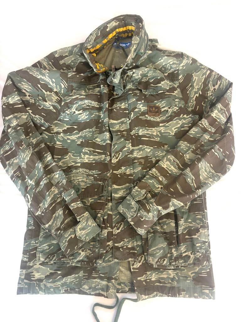 Tiger stripe jas us army style van adidas, Ophalen of Verzenden, Landmacht, Amerika, Kleding of Schoenen